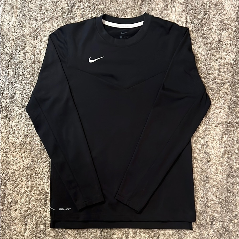 Nike Black Dri-FIT Long Sleeve Top